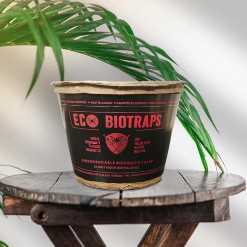 Image of Eco BioTraps - Mosquito Control Solution, No Electricity, Zero Odor, Lasts 30 Days, Safe & Effective for Indoor /Outdoor Use