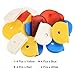 PATIKIL Key Cap Cover Tags, 16Pcs Keys Identifier Label ID Silicone Sleeve for House Apartment Organization 4 Colors