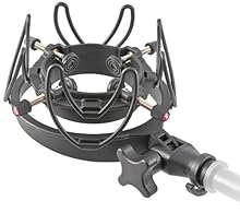Can securely hold a variety of industry-standard, Large Diaphragm Condenser (LDC) mics 18mm to 55mm in diameter Up to twice the isolation of traditional microphone suspension systems Unique design using patented, vibration-resistant Lyre technology N...