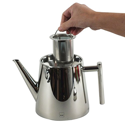 Kela 11356 Theepot met filter, roestvrij staal, 1,7 l, Ancona, Grijs - Image 5