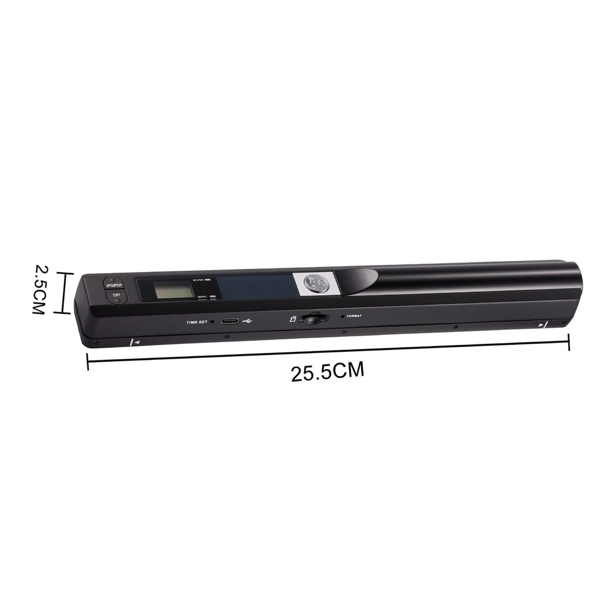 Scanner de documents portable A4 900 DPI Numérisation haute résolution JPG PDF