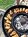Votenli C883E Cast Iron Cooking Grid Grates Replacement for Weber 22.5 inches One-Touch Silver, Bar-B-Kettle, Master-Touch and One-Touch
