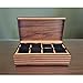 Wooden Watch Box – 8 or 10 pocket Personalized Storage Case – Handmade Solid Wood Organizer for Watches – Minimalist Display Box-mid century modern style