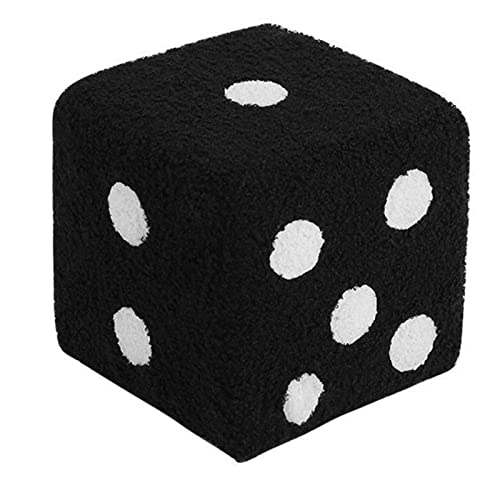 Tabouret cube en polaire douce pour salon et maquillage Cocoarm - 6