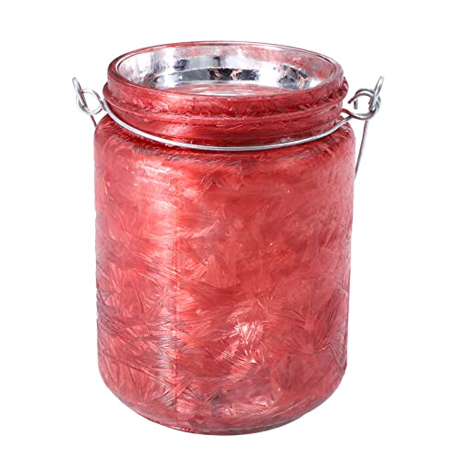 Caxusd 1Pc Candlestick Crystal Wall Sconce Clear Glass Bottles Crystal Decorations For Home Hanging Sconces Wall Candle Chic Home Decoration Christmas Tree Tealight Candles Flowers Red #TOP28