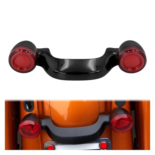 Clignotant arrière de moto rouge pour Harley Touring Road Street Glide 2010-2021