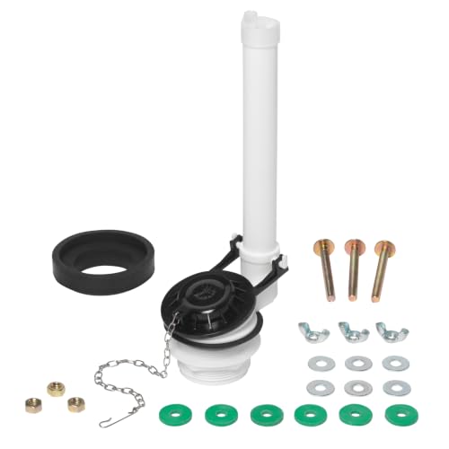 PlumbCraft 2" Toilet Flush Valve Replacement Kit - With Tank To Bowl Gasket Bolts - Corrosion Resistant