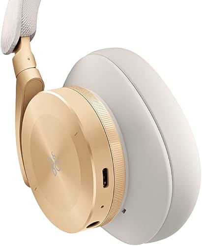Miniatura 7 de Bang & Olufsen Beoplay H95 Premium Comfortable Wireless Active Noise Cancelling (ANC) Over-Ear Headphones with Protective Carrying Case, Gold Tone