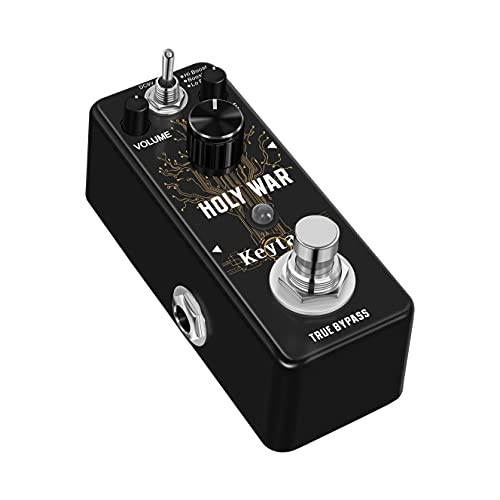 Keytars Heavy Metal Distortion Dist Pedal Holy War Analong Heavy Pedal For Electric Guitar Classic 80'S Metal Sound True Bypass (Kts-305) #TOP1