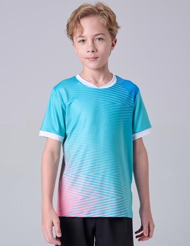 Image of 5 Pack Youth Boys Athletic Dry Fit T Shirts