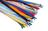 Amplia gama de aplicaciones: puede hacer las cremalleras para sus manualidades, ropa, decoración de vestuario, decoraciones de ropa y otros procesos de costura, etc.