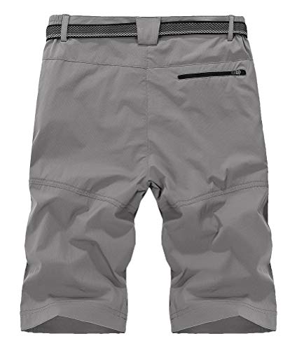KEFITEVD Shorts de Randonnée à Séchage Rapide pour Hommes Shorts Légers d'été Pantalons Courts de Sports en Plein Air avec Poches - Image 3