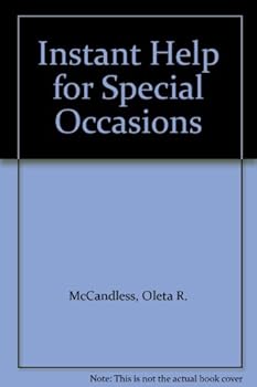 Paperback Instant Help for Special Occasions Book