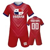 Custom 24/25 Panama Soccer Jersey Set for Kids Boys Youth Printed Name Number Logo Sports Uniforms Shirts Shorts Fans Gifts -  Ollvkus