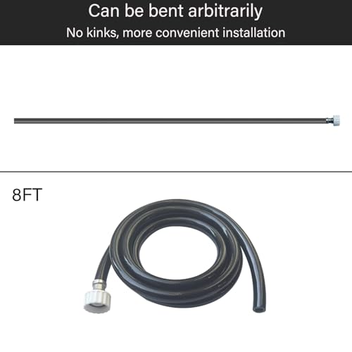 8FT Dehumidifier Drain Hose With 3/4 Inch FHT Connector, Leak-Proof, Kink-Free, Perfectly Compatible With Most Dehumidifier Brands - Thumbnail 5
