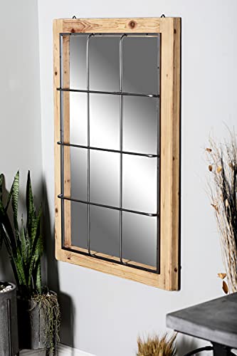 Deco 79 44376 Wood/Metal Wall Mirror, 36" X 52" #TOP1