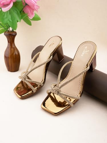 Image of XE Looks Fancy & Comfortable Block Heel Sandal for women & Girls