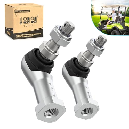 10L0L Outer Tie Rod End for Yamaha G22, G27, G29 Drive Gas and Electric Golf Cart 2003-Up, 2 Packs Ball Joint Kit, Replace OEM JU0-F3841-00, JU0-F3841-00-00