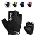 GEZVOC Cycling Gloves Bike Gloves Biking Gloves for Men with Shock-Absorbing Pad, Extra Grip,Flexible and Comfortable Fit,Light Weight,Breathable Mountain Bike Gloves (Black, Small)