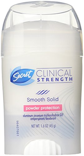 Secret Clinical Strength - Desodorante antitranspirante sólido, protección en polvo, 45 g