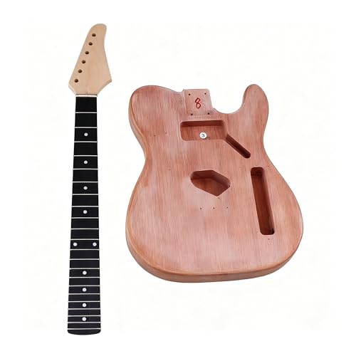 Kits de guitarra eléctrica sin terminar accesorios profesionales para hacer uno mismo Kit de guitarra...