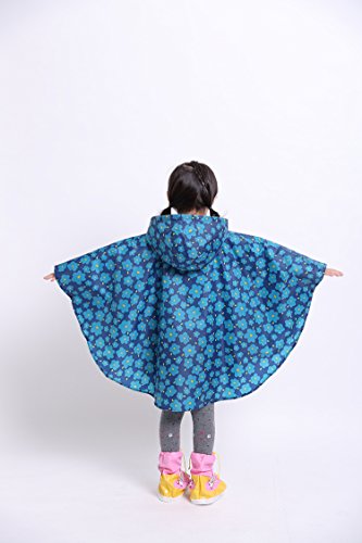 Image of Freesmily Kids Cute Raincoat Waterproof Rain Poncho Jacket Coat for Girls Boys