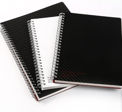 Cuaderno con línea horizontal y espiral con tapa de PP impermeable para notas 3