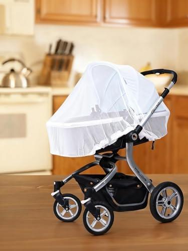 Full Coverage Insect Protection Baby Stroller Mosquito Net Portable Bug Shield for Outdoor Use - 1