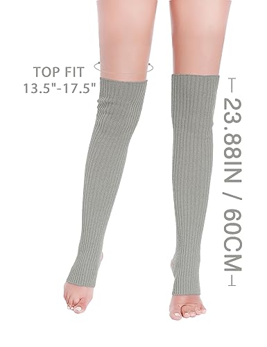 Image of v28 Women's Neon Knit Leg Warmer for 80s Party Dance Sports Yoga
