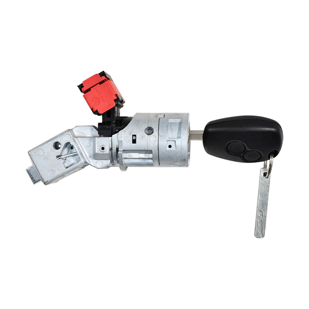 VHEUHZ Interrupteur + Clé Démarrage Bloc Allumage Compatible Renault Vauxhall Fiat 2005-2012