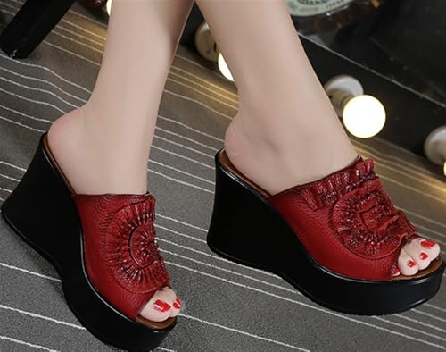 Women's Platform Wedge Sandals Peep Toe3