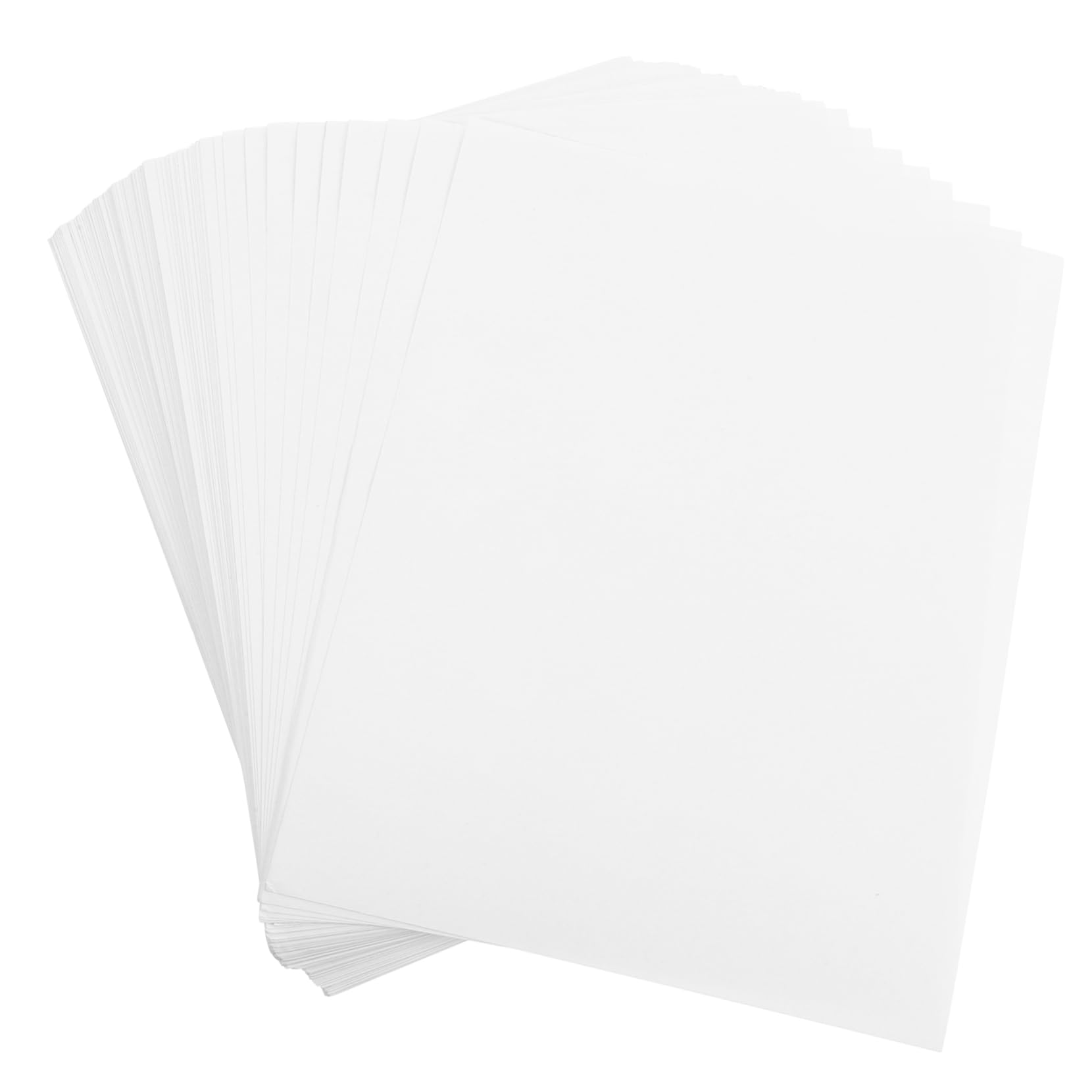 Papier Étiquette Mat Auto-adhésif A4, 100 Feuilles Blanches