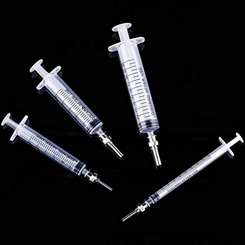 20 Packs Plastic Syringe with Measurement, Suitable for Measuring, Watering, Refilling (1 ml/ 3 ml/ 5 ml/ 10 ml)