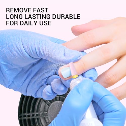 Image of MelodySusie 5 in 1 Nail Drill Bits, 3 /32'' Ceramic Cross Cut Bits, Suitable for Manicure Pedicure Cuticle Gel Polishing, Pink, Series Bit-M, Extra Fine