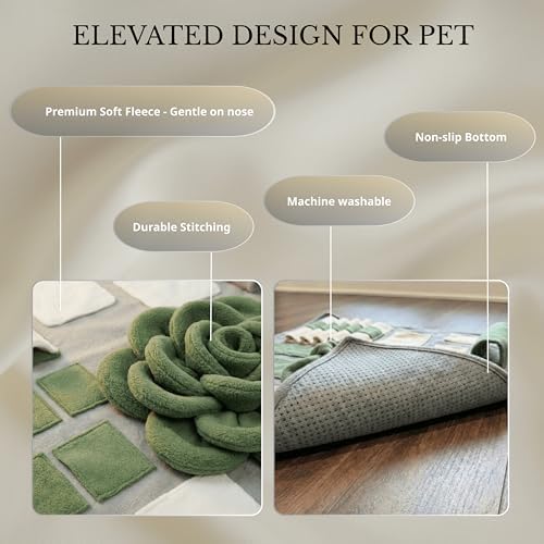 Snuffle Mat for Dogs - Interactive Feeding Mat, 23.6 in