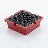 aschenbecher bakelit HIGH QUALITY: Hergestellt aus Bakelit, die hitzebeständige Qualität Material ist. Dieser Aschenbecher ist groß und tief quadratische Form, gut für alle kleinen und großen Zigarren, es hat einen winddichten Deckel zu verhindern, dass Asche ausblasen und Asche kann leicht entsorgt werden.