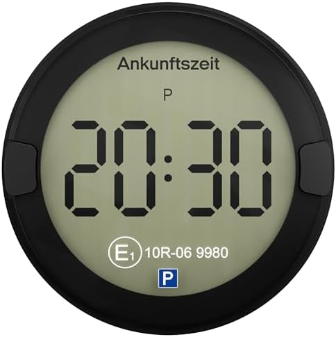 OOONO P-DISC NO2 - Elektronische Parkscheibe mit Zulassung fürs Auto - Automatische Digitale Parkscheibe Elektrisch mit Zulassung vom KBA nach StVO - Elektrische Parkuhr Auto zugel