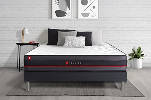 Ensemble sommier + Matelas Regen à mémoire de Forme 160x200 | Epaisseur : 24 cm | Confort : Ferme