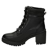 Obermaterial: Synthetik Mustang Damen 1409-506 Stiefelette, schwarz, 40 EU