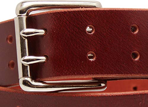 Two Prong Belt, Full Grain Leather, Amish Made by in USA, Lancaster, PA2
