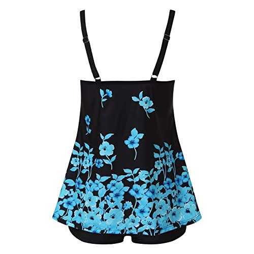 Tankini Bathing Suit With Underwire Bra Support Granny Swimsuit Swimsuits For Older Women Tankini Swimsuit Yellow Bikini Sexy High Waisted Bathing Suits For Women Halter Tankini Top #TOP4