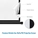 Powerextra 80 inch Projector Screen with Stand, 16:9 HD 4K Indoor Foldable Projection Screen with Frame, 1.1Gain 160° Viewing Angle Wrinkle-Free Tripod Screen for Movie or Office