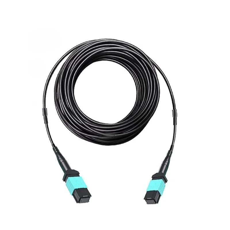 12-core MPO -MPO Armored Patch Cord, G657A1 Single Mode, B Pole, Outdoor LSZH, TPU Optical Cable, with P Outer Layer, 150 Meters, 200 Meters(TPU Both Female 150m)
