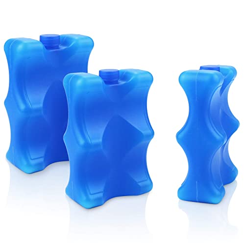 WYKOO Reusable Ice Pack for Breastmilk Storage (Pack of...