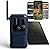 Bird Feeder with Camera 5MP Live Video, Solar Powered Smart AI Identify Birds Species, 2.4G WiFi Camera with Squirrel-Proof, 2-in-1 Bird Bath, Instant Arrival Alerts, Ideal Gifts for Birdlovers