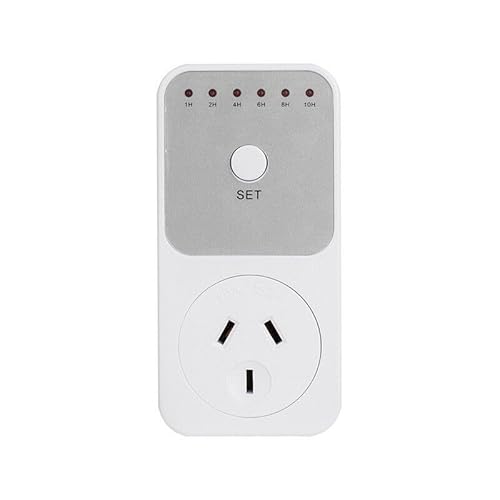 Plug-in Digital Timer Switch 240V 10A - Electric Countdown Power Socket for Appliance