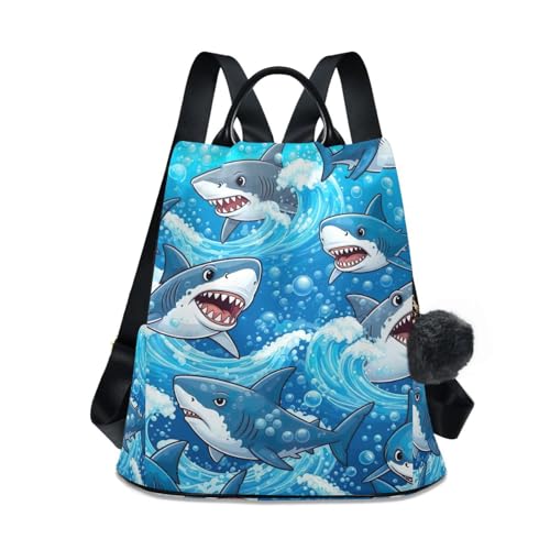 Mochila de tiburones para mujer ideal para paseos urbanos escapadas de fin de semana y turismo