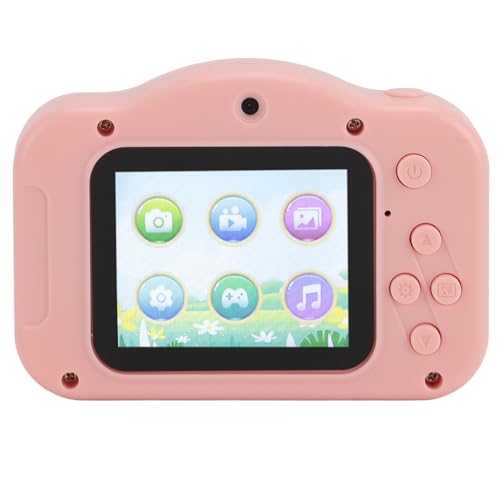 Fotocamera per Bambini Immagine Nitida Registrazione Video HD da 40 MP Mini Digitale per con Riproduzione di Musica MP3 Design in Materiale ABS Portatile e