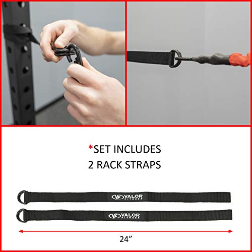 Valor Fitness Resistance Cords - Heavy Resistance Bands with Handles and Anti-Snap Protective Nylon Tube Bands Sleeves… - Image 7