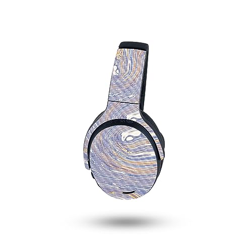 Image of MightySkins Carbon Fiber Skin Compatible with Skullcandy Crusher ANC 2 - Liquid Silver | Protective, Durable Textured Carbon Fiber Finish | Easy to Apply